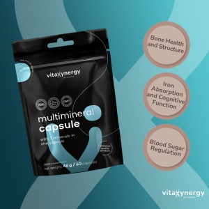 VITAXYNERGY MULTIMINERAL 60 capsule – Formula completa pentru sanatatea ta, 7 minerale intr-o singura capsula, Aprobat de Ministerul Sanatatii, Certificat FDA, GMP, Halal - Img 4