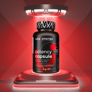 VITAXYNERGY Potency Capsule - 20 Capsule Supliment pentru Sanatatea Sistemului Reproductiv Masculin si Performanta Intima Cu L-Arginina 500 mg Imbunatateste Libidoul si Functia Erectila - Img 4