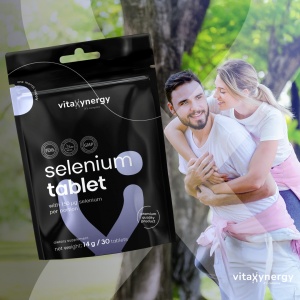 VITAXYNERGY SELENIUM 30 tablete – Antioxidant Puternic pentru Imunitate, Piele si Par, Sustine Functia Tiroidiana, 150 µg de Seleniu, Aprobat de Ministerul Sanatatii, Certificat FDA, GMP, Halal - Img 3