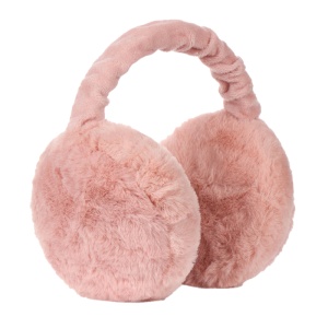 Acoperitori pentru urechi, protectie impotriva frigului, model casti dama pliabile, tematica pocket size, marime universala, roz inchis