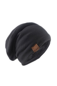 Caciula barbati, model hip hop calduros, tematica fashion and style, marime universala, neagra