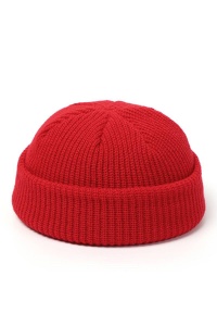 Caciula barbati, model minimalist, confortabil si comod, tematica cool beanie style, marime universala, rosie