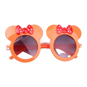 Ochelari de soare pentru copii, model fashion care se deschide open window pentru fetite, marime universala, portocalii