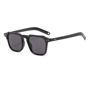 Ochelari de soare unisex, model casual, tematica summer view, marime universala, negri