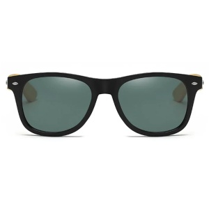 Ochelari de soare unisex, model clasic, vintage, tematica fashion men, marime universala, negri - Img 2