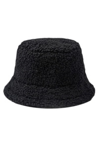 Palarie dama, model moale, reglabila cu snur subtire, tematica cool winter, marime universala, neagra