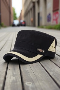 Sapca de barbati, cozoroc curbat, prindere reglabila, model cool si confortabil, tematica urban style, marime universala, neagra - Img 2