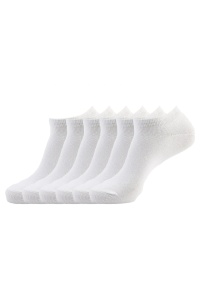 Set 3 perechi de sosete, model clasic minimalist, unisex, marime 38 – 42, albe