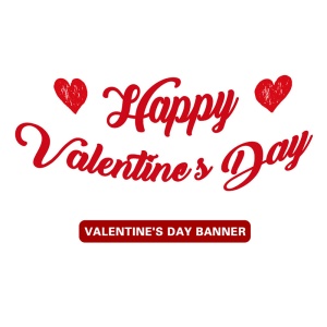 Set party valentine’s day, baloane, banner si decoratiuni tort, rosii - Img 3