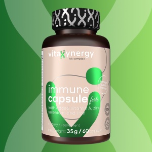 VITAXYNERGY Immune Capsule Forte - 30 Capsule Vegetale pentru Sustinerea Sistemului Imunitar si Circulator, Aprobat de Ministerul Sanatatii, Certificat FDA, GMP, Halal - Img 4