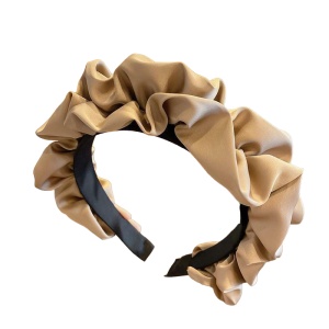 Bentita pentru par, model cu volanas chic waves, marime universala, maro