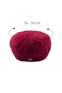 Bereta dama, model calduros captusit la interior, accesoriu delicat, tematica winter queen, marime universala, visinie - Img 3