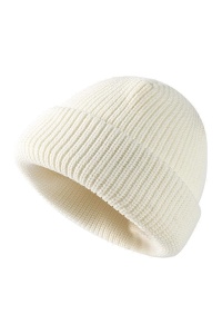 Caciula barbati, model minimalist, confortabil si comod, tematica cool beanie style, marime universala, alba - Img 2