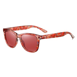 Ochelari de soare pentru femei, model casual, tematica cool woman, marime universala, rosii