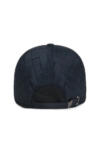 Sapca de barbati, cozoroc curbat, protectie pentru urechi, prindere reglabila, model sport, tematica fashion style, marime universala, albastru marin - Img 4