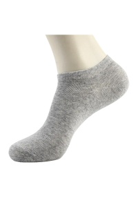 Set 3 perechi de sosete, model clasic minimalist, unisex, marime 38 – 42, gri - Img 3