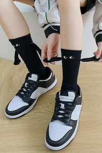 Soseste unisex, model haios accesorizat cu manute cu magnet, tematica let’s be friend, marime 38 – 42, negre - Img 2