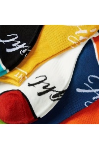 Sosete barbati, set 5 perechi, model sport, culori vibrante, tematica fight and win, marimea 39 – 44, multicolor - Img 4