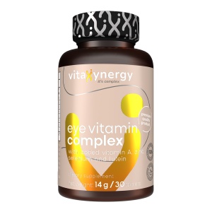 VITAXYNERGY EYE VITAMIN COMPLEX 30 Tablete - Supliment Nutritiv pentru Sanatatea Ochilor, Protectie impotriva Stresului Oxidativ, Cu Vitamina C si Seleniu, Aprobat de Ministerul Sanatatii, Certificat FDA, GMP, Halal