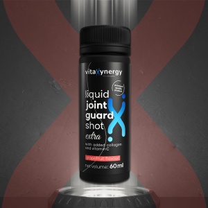 VITAXYNERGY Liquid Joint Guard Shot Extra Grapefruit - 12x60ml Supliment Lichid pentru Flexibilitatea Articulatiilor si Gestionarea Inflamatiei cu Glucozamina, Condroitina, MSM si Acid Hialuronic Concentratie Mare de Collagen - Img 2