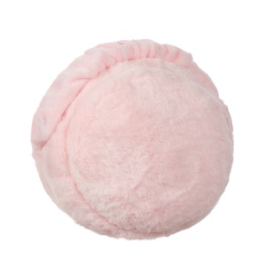 Acoperitori pentru urechi, protectie impotriva frigului, model casti dama pliabile, tematica pocket size, marime universala, roz deschis - Img 3