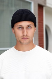 Caciula barbati, model minimalist, confortabil si comod, tematica cool beanie style, marime universala, neagra - Img 3