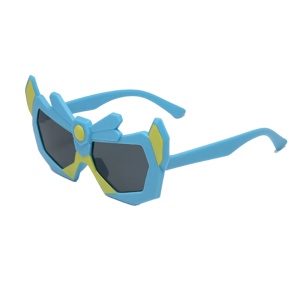 Ochelari de soare pentru baieti, model spirit de razboinic, tematica armura transformers, marime universala, albastri