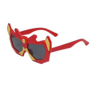 Ochelari de soare pentru baieti, model spirit de razboinic, tematica armura transformers, marime universala, rosii