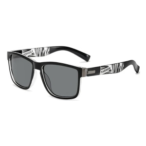 Ochelari de soare pentru barbati, model cool masculin, tematica fashion summer, marime universala, albi