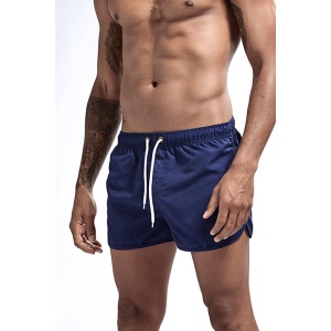 Pantaloni scurti tip boxeri, barbati, model summer sport, albastru inchis - Img 3