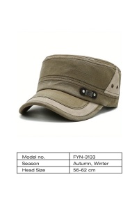 Sapca de barbati, cozoroc curbat, prindere reglabila, model cool si confortabil, tematica urban style, marime universala, verde - Img 3