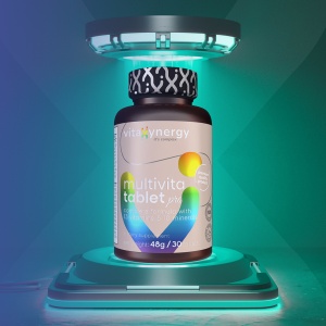 VITAXYNERGY Multivita Tablet Pro - 30 Tablete Multivitamine pentru Energie, Imunitate si Sanatatea Oaselor, Aprobat de Ministerul Sanatatii Certificat FDA, GMP, Halal - Img 4