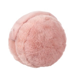 Acoperitori pentru urechi, protectie impotriva frigului, model casti dama pliabile, tematica pocket size, marime universala, roz inchis - Img 3