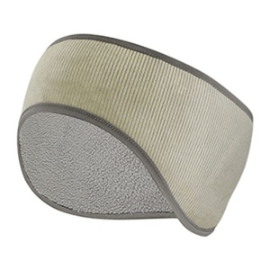 Bentita sport de protectie impotriva frigului si a vantului, model cu acoperitori pentru urechi, usor elastica, tematica fitness is my passion, marime universala, unisex, gri deschis