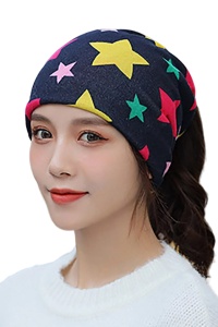 Caciula dama, model bandana multifunctionala dubla, decupata pe ambele parti, tematica feel cool, marime universala, multicolora