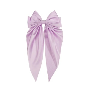 Clama de par tip ac, model cu funda ampla eleganta ponytail, lila