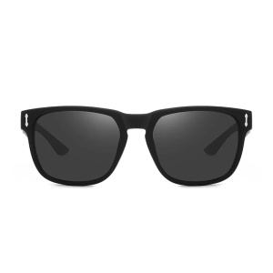 Ochelari de soare pentru barbati, model casual, tematica sport summer, marime universala, negri - Img 2