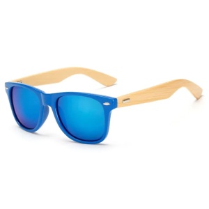 Ochelari de soare unisex, model clasic, vintage, tematica fashion men, marime universala, albastri