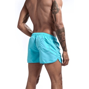 Pantaloni scurti tip boxeri, barbati, model summer sport, turcoaz - Img 2