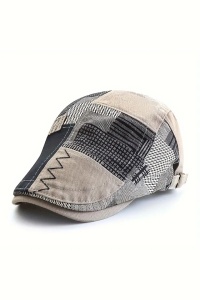 Sapca de barbati, cozoroc curbat, prindere reglabila cu capse, model vintage, tematica be cool, marime universala, gri