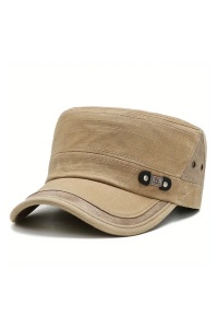 Sapca de barbati, cozoroc curbat, prindere reglabila, model cool si confortabil, tematica urban style, marime universala, bej