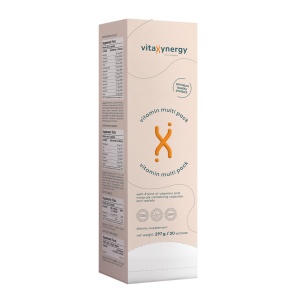 VITAXYNERGY DAILY PACK – 8 Suplimente Premium pentru Sanatate Completa, Imunitate, Energie si Vitalitate, Formula All-in-One cu Multivitamine, Omega 3, D3+K2, Coenzima Q10, Certificat GMP, Aprobat de Ministerul Sanatatii Certificat FDA, GMP, Halal