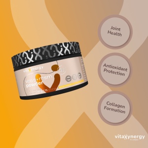VITAXYNERGY VITA C + MSM POWDER LEMON - Supliment pentru Imunitate, Sanatatea Articulatiilor si Pielea Sanatoasa, Certificat GMP, Aprobat de Ministerul Sanatatii Certificat FDA, GMP, Halal - Img 2
