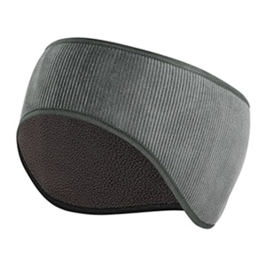 Bentita sport de protectie impotriva frigului si a vantului, model cu acoperitori pentru urechi, usor elastica, tematica fitness is my passion, marime universala, unisex, gri inchis