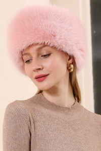 Caciula dama, model calduros si elegant, tematica ready for winter fashion, marime universala, roz - Img 2