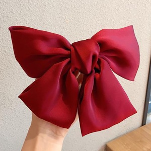 Clama de par, accesorizata cu funda supradimensionata, rosie - Img 4