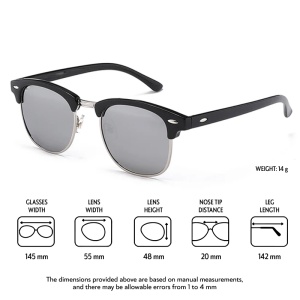 Ochelari de soare pentru barbati, model elegant masculin, tematica fashion hot summer, marime universala, gri - Img 3