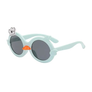 Ochelari de soare pentru copii, unisex, model ratusca nazdravana, accesorii decorative, marime universala, albastri