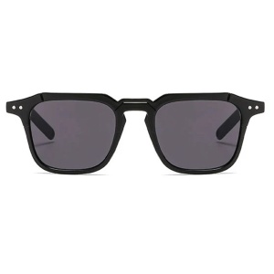 Ochelari de soare unisex, model casual, tematica summer view, marime universala, negri - Img 2
