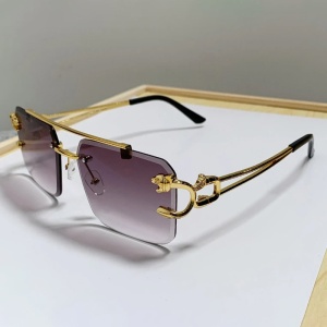 Ochelari de soare unisex, model elegant cu personalitate, tematica glamour life style, marime universala, negri - Img 2
